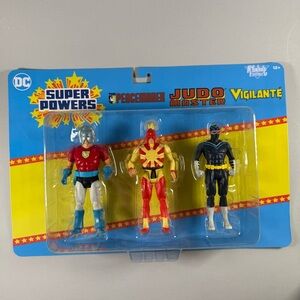 New McFarlane DC Super Powers Peacemaker, Judo Master and Vigilante 3 pack